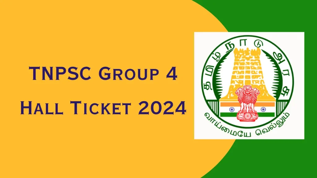 TNPSC Group 4 Admit Card