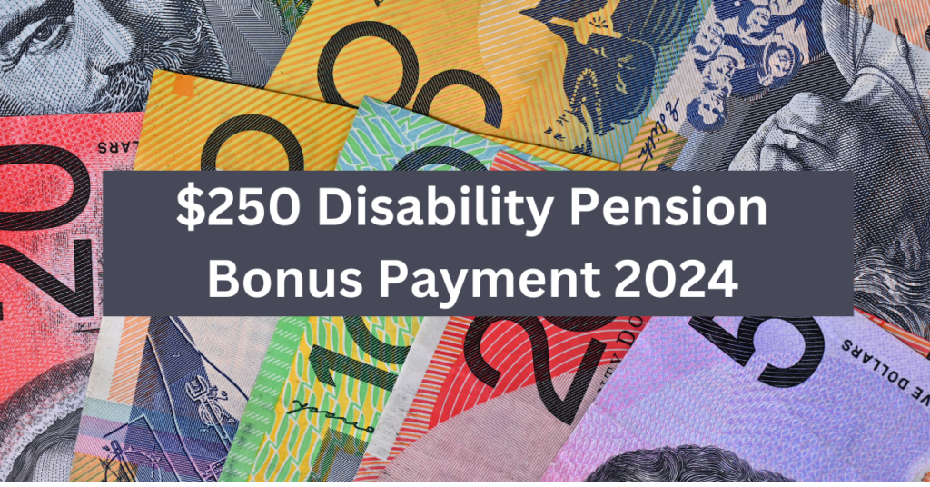 disability pension bonus payments

