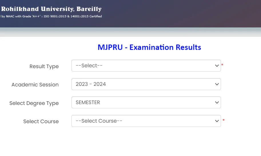 MJPRU-Result-2024